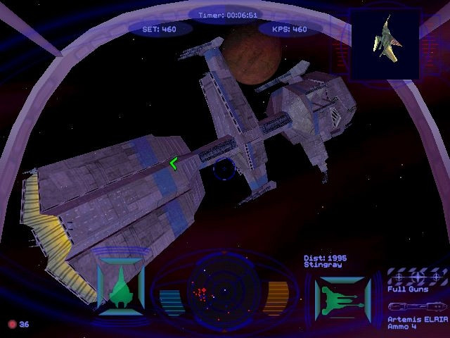 Скриншот из игры Wing Commander: Secret Ops